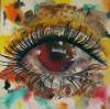 25 'Oog-in-oog' Acryl 2017 50x50